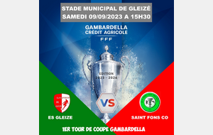 1er tour de coupe Gambardella