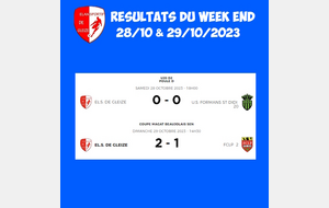 RESULTATS DU WEEK END